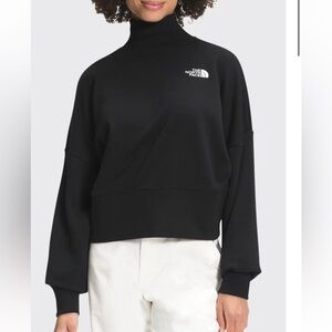 The North Face Simple Logo Funnel-Neck Relaxed Sweatshirt